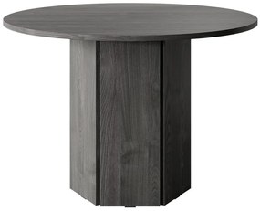 Jedálenský stôl Hermionne (pre 4 osoby) (portlandský jaseň čierny). Akcia -19%. Vlastná spoľahlivá doprava až k Vám domov. 1099115