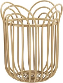 Proutěný obal na květináč Panama 31,5 cm hnědý