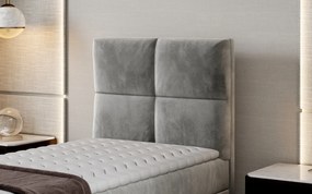 Moderná box spring posteľ Garda 90x200, zelená Monolith