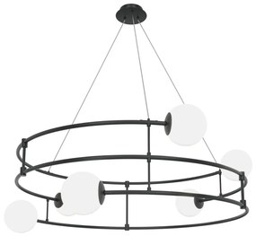 Maytoni MOD317PL-06B - Luster na lanku BALANCE 6xG9/40W/230V čierna