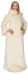 Slanket, termodeka s rukávmi, 120 W, 155 x 180 cm, coral fleece