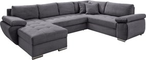 XXXLutz SEDACIA SÚPRAVA, textil, sivá P & B - Sedačky - 002310003028