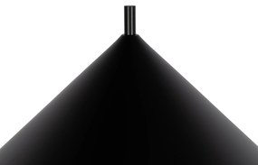 Dizajnová stojaca lampa čierna - Triangolo