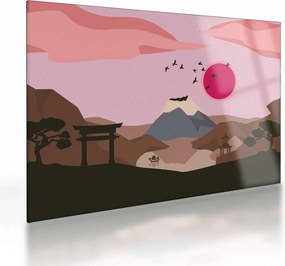 Sklenený obraz - Japonsko N⁰2 (70x50 cm)