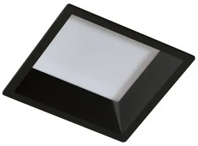 LED svietidlo Aida S9W do sadrokartonu čierne