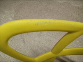 AKCE Žltá plastová stolička KATO II. akosť