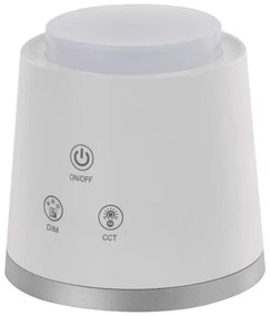 LED Stmievateľná nabíjacia stolná lampa 4v1 LED/6W/3,7V 3000K/4000K/6500K biela