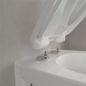 VILLEROY &amp; BOCH O.novo Compact závesné WC s hlbokým splachovaním, 360 x 490 mm, biela alpská, 7667R001