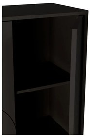 Čierna skrinka 80x130x40 cm Solei – MOME