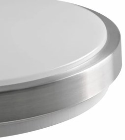 Stropné svietidlo BENEDYKT 2xE27/20W/230V pr. 33 cm strieborná