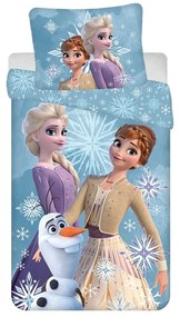 Bavlnené detské obliečky na jednolôžko 140x200 cm Frozen – Jerry Fabrics