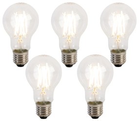 Sada 5 stmievateľných LED žiaroviek E27 s 3 stupňami A60 5W 700 lm 2700K