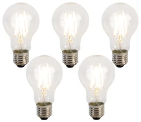 Sada 5 stmievateľných LED žiaroviek E27 s 3 stupňami A60 5W 700 lm 2700K