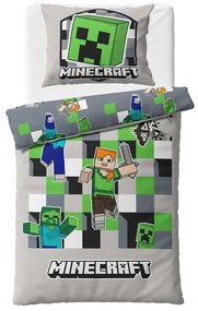 Detské obliečky Minecraft Objav svoj Svet, 140 x 200 cm, 70 x 90 cm