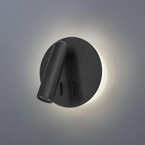 Toolight Toolight, LED nástenné svietidlo 16x14cm, 10W, APP1614-1W, čierna, OSW-06529