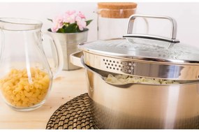 Hrniec G21 Gourmet Magic s cedidlom 28 cm s pokrievkou nerez 60022152