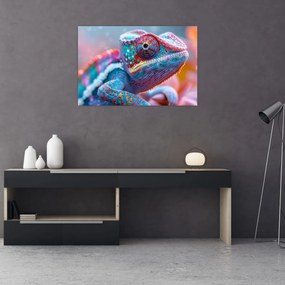 Obraz - Sfarbený chameleón (90x60 cm)