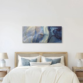 Obraz - Abstrakcia alkoholovým atramentom (120x50 cm)