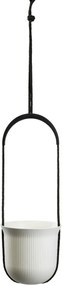Závěsný květináč AERA HANG 17,9 cm krémový