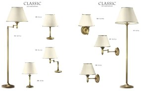 Jupiter 509 CL L p - Stolné svietidlo CLASSIC E27/60W/230V