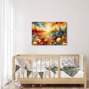 Obraz - Pestrofarebná lúka (90x60 cm)