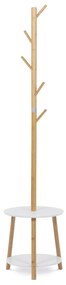 Autronic DR-N1004 WT Drevený stojanový vešiak biela, 40 x 174 cm