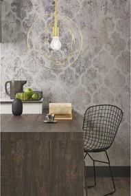 Toolight - závesná lampa E27 APP286-1CP, zlatá, OSW-08404