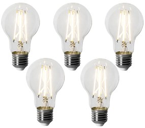 Sada 5 stmievateľných LED žiaroviek E27 A60 6W 500LM 3000K