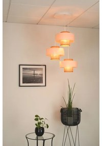 Brilagi - Luster na lanku DALLAS 3xE27/15W/230V hnedá/krémová/biela