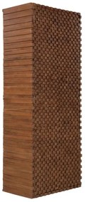 furniture-nabytek.cz - Masívna šatní skriňa Abadi z akáciového a mangového dreva, lakovaná, hnedá – 75×44×190 cm