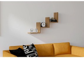 Nástenná polica MIST 60x90 cm hnedá