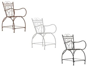 Kovová stolička Sheela s područkami - Bronzová