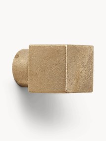 Mosadzný nástenný háčik's antickým povrchom Square