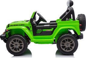 LEAN CARS Batéria pre vozidlá Jeep Rubicon 4x4 DK-JWR556 4x200W 24V zelená