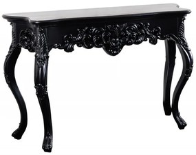 (3557) VENICE konzolový stolík čierny matný 110 cm