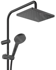 Hansgrohe Vernis Shape, Sprchový systém 230 1jet EcoSmart s termostatom, čierna matná, HAN-26097670