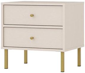 Nočný Stolík Tokyo 2 2S pieskovo béžová 801