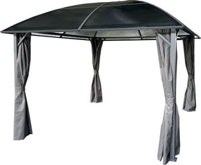 ALTANA ZÁHRADNÝ PAVILÓN S BOČNÝMI ZÁVESMI – ŠEDÁ 3 x 3 M *5146