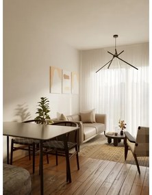 MAXLIGHT P0412 - LED Luster na lanku SPIDER LED/33W/230V čierna