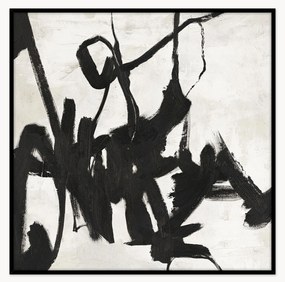 Ručne maľovaná nástenná dekorácia v drevenom ráme Playblack