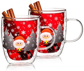 4Home Termo pohár Mug Santa Hot&Cool 270 ml, 2 ks