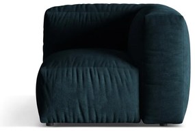 Tmavomodrý zamatový modul pohovky (variabilný) Martina – Micadoni