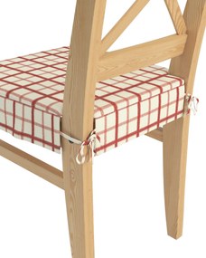 Sedák na stoličku Ingolf farba produktu červená látka vzorované