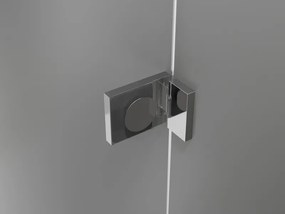 Mexen Lunar-B, výklopný sprchový kút ľavý 85 x 70 cm, 8mm číre sklo, chrómový profil, 832-085-070-01-00-L