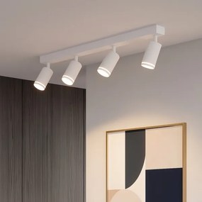 Bodové svietidlo PIPE 4xGU10/10W/230V biele