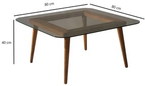 Konferenční stolek Smart bronzový
