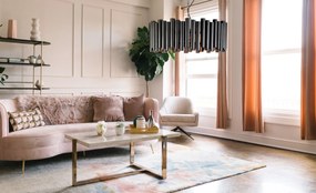 Toolight Toolight, stropné svietidlo 3xE27 APP1306-C, čierna matná, OSW-00944