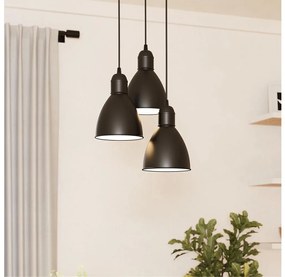 Eglo 49465 - Stropný luster PRIDDY 3xE27/60W/230V