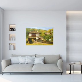 Obraz - Chalúpky v lete (90x60 cm)