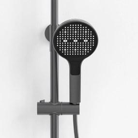 Rea Farel, sprchový set s vaňovým výtokom, grafitová matná, REA-P0352